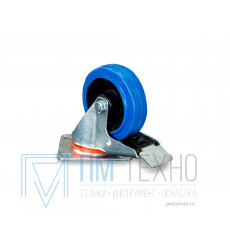Колесо поворотное резина SRCLb 42 100 мм с тормозом 
(F)