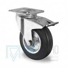 Комплект колес 125 мм для телег TOR ТП (2 пов, 2 не пов.)