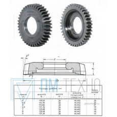 Долбяк дисковый прямозубый m 9,0 Do125мм (151х44,45мм) В-1 Z=14  а=20° Р6М5 ГОСТ 9323-79