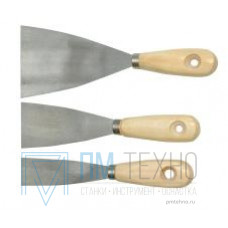 Набор шпателей с деревянной ручкой из 3-х штук (30;50;80мм) (06130)