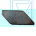 Пластина 15040 ВК8 левая (16х10х4х15гр)(для фасочных резцов и резцов для обр. пазов 