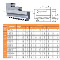 Патрон токарный Кулачки обратные  d250   3-250.244.015 (Гродно)