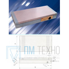 Плита магнитная плоская ХМ91 150х300 сила притяжения 110 N/см кв. 