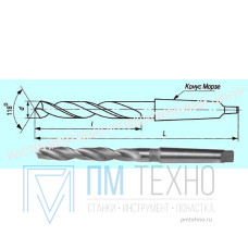 Сверло d 17,5  к/х Р6М5К5